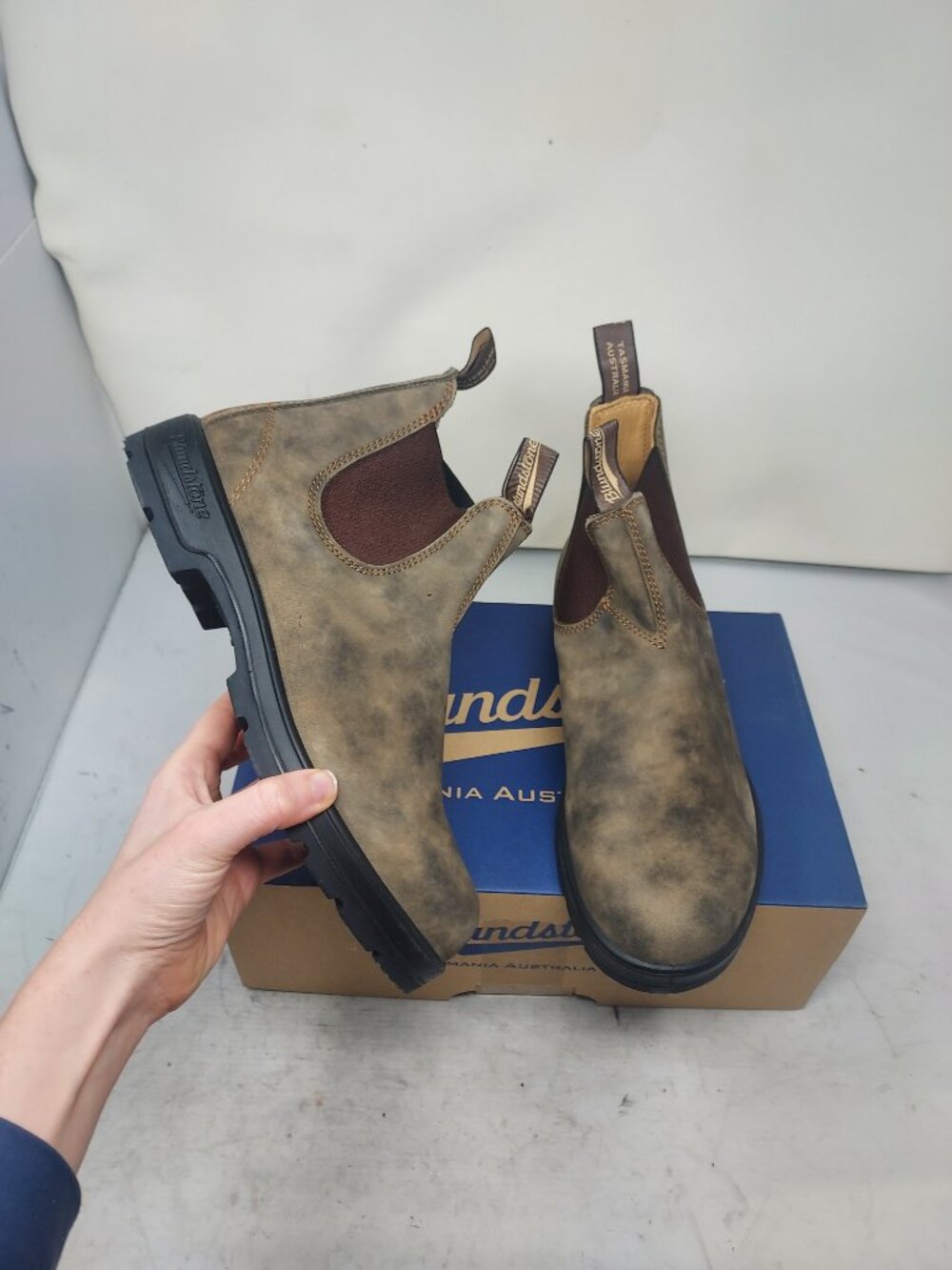 Blundstone MENS Chelsea Rustic Brown Boot